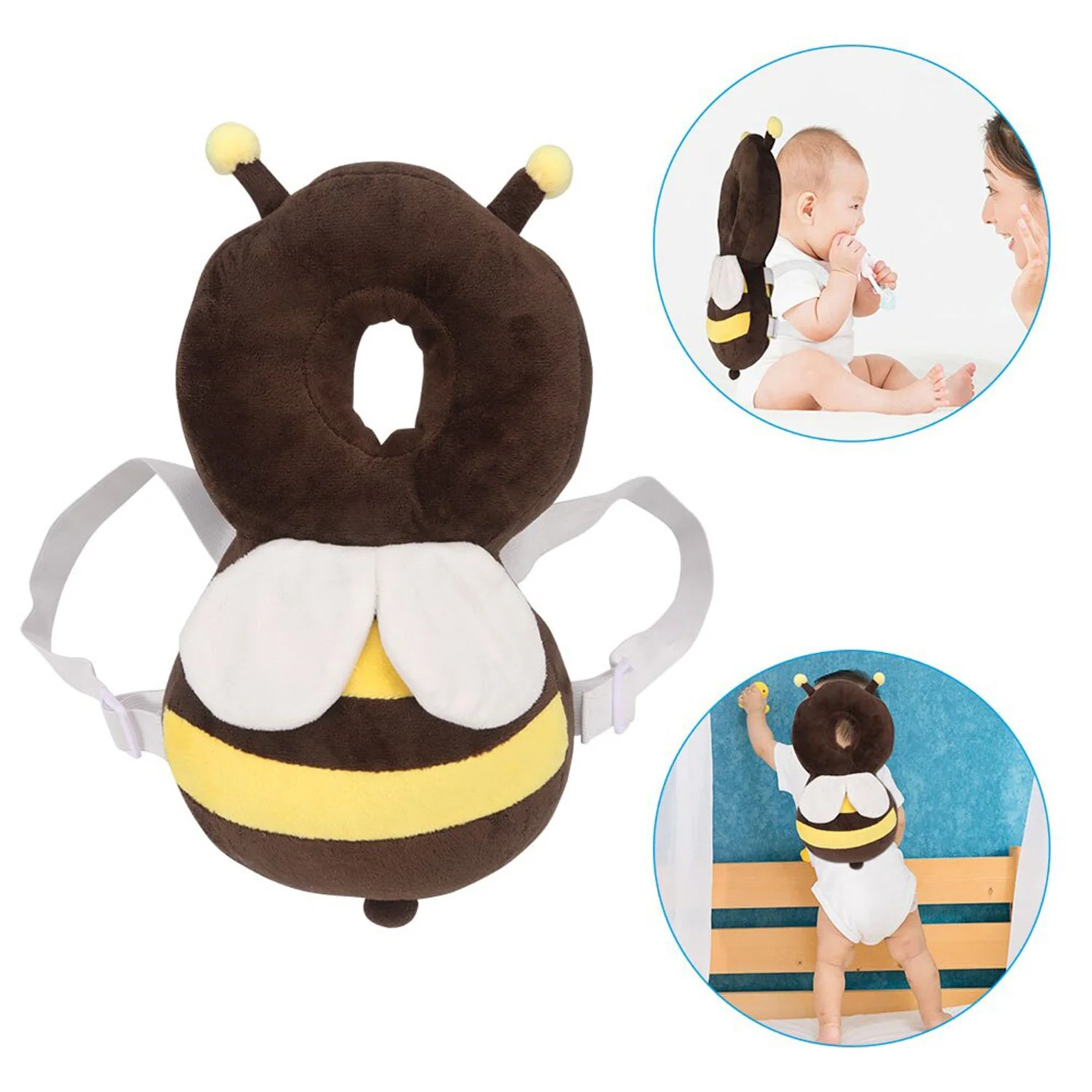 Baby Head Protector - Honey Bee