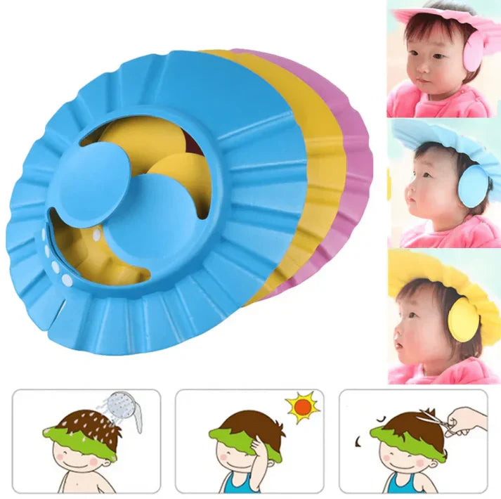 Baby Protection Kit | Baby Safety Helmet + Shower Cap + 2 Pair Knee Pads 💫